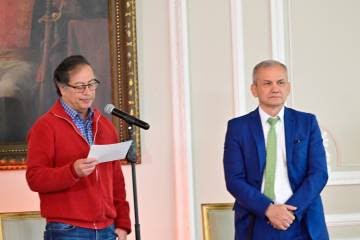Gustavo Petro y Carlos Ramón González