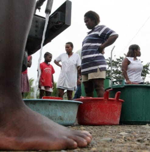 Agua potable no llega a los territorios