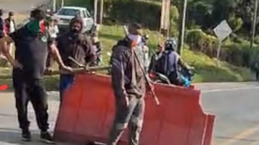 Bloqueo vía Panamericana