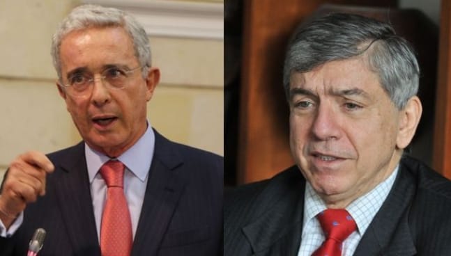 Älvaro Uribe y César Gaviria