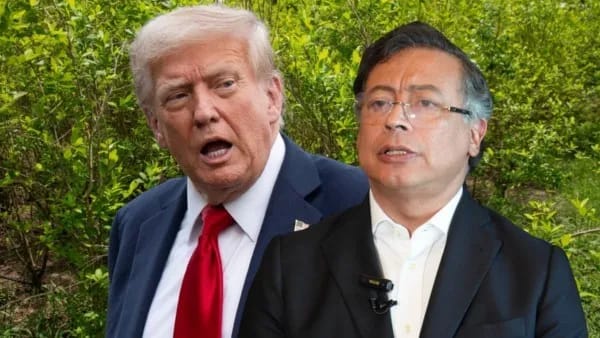 Donald Trump y Gustavo Petro