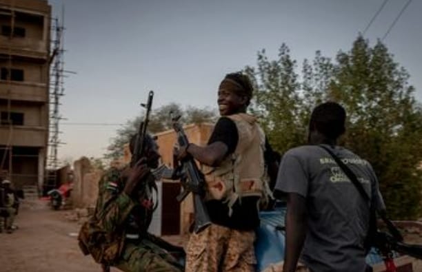 Paramilitares Fuerzas de Apoyo Rápido de Sudán