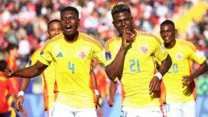 Selección Colombia sub 20 de fútbol eliminó a España 3-2