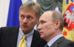 Dimitriv Peskov y Vladimir Putin