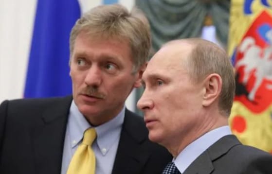 Dimitriv Peskov y Vladimir Putin