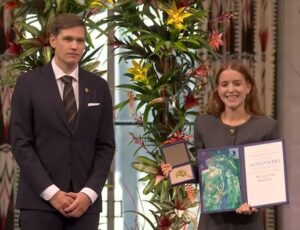 Jorgen Watne Frydnes y Maria Corina Sosa