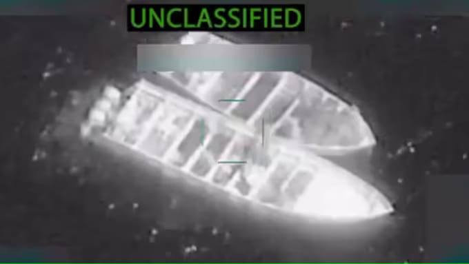 Narcolanchas bombardeadas