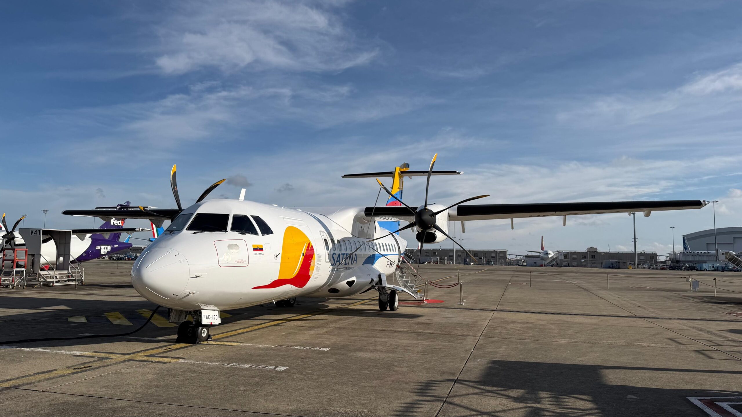 Nuevo ATR 42-600 de SATENA que sumó 19 aeronaves
