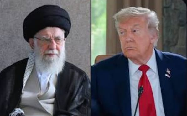 Ali Jamenei de Irán y Donald Trump de EE.UU.