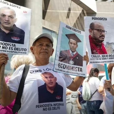 En venezuela liberan presos políticos