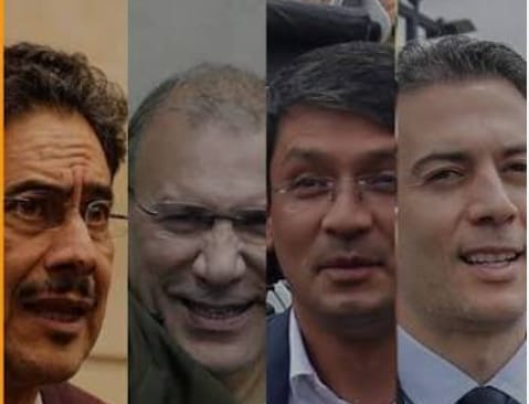 Iván Cepeda, Roy Barreras, Camilo Romero y Daniel Quintero