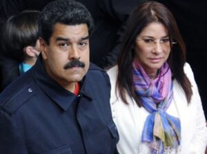 Nicolás Maduro y Cilia Flores