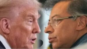Donald Trump y Gustavo Petro